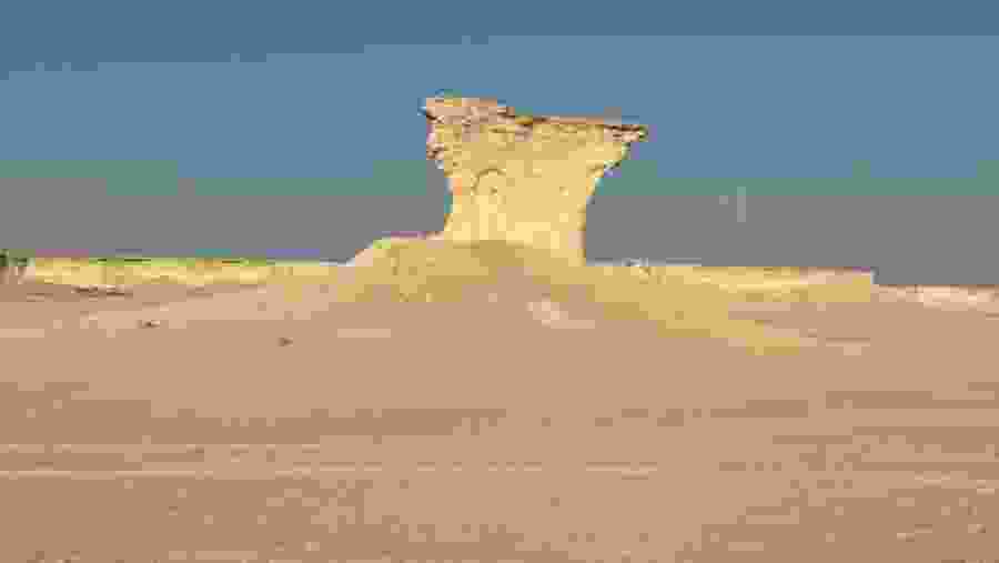 Mushroom Rock, Zekreet, Qatar