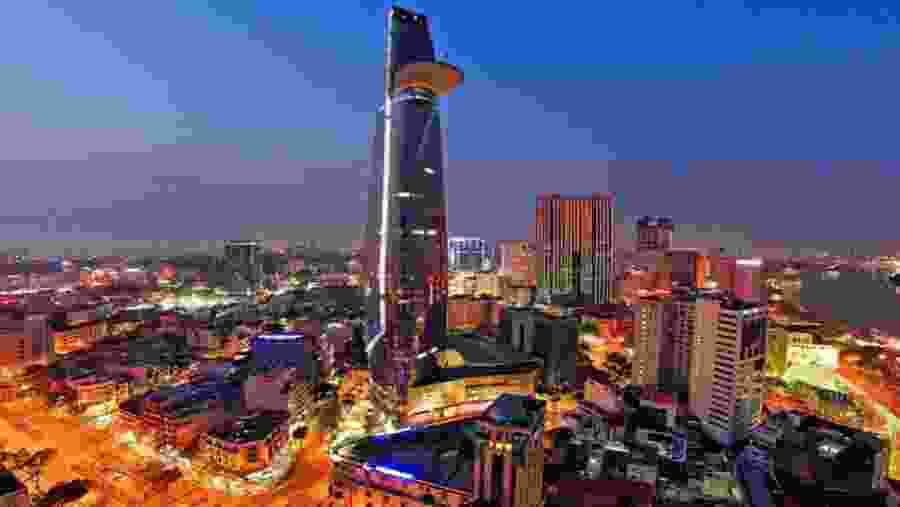 Night View of Ho Chi Minh