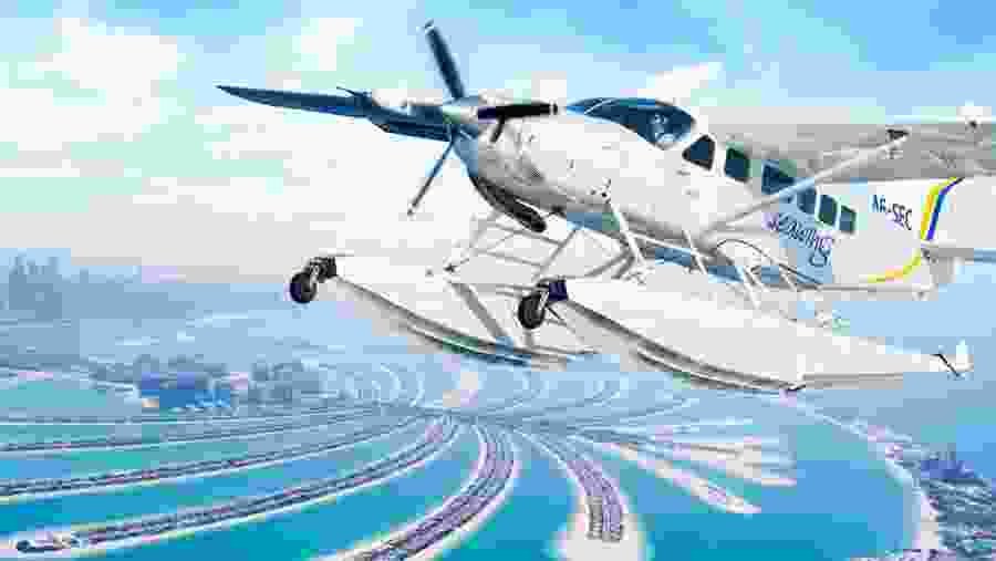 Fly above the Burj Khalifa