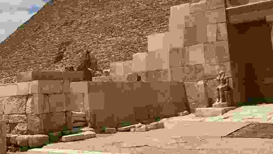 A view of Giza necropolis