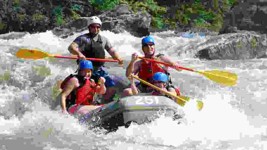 Whitewater rafting