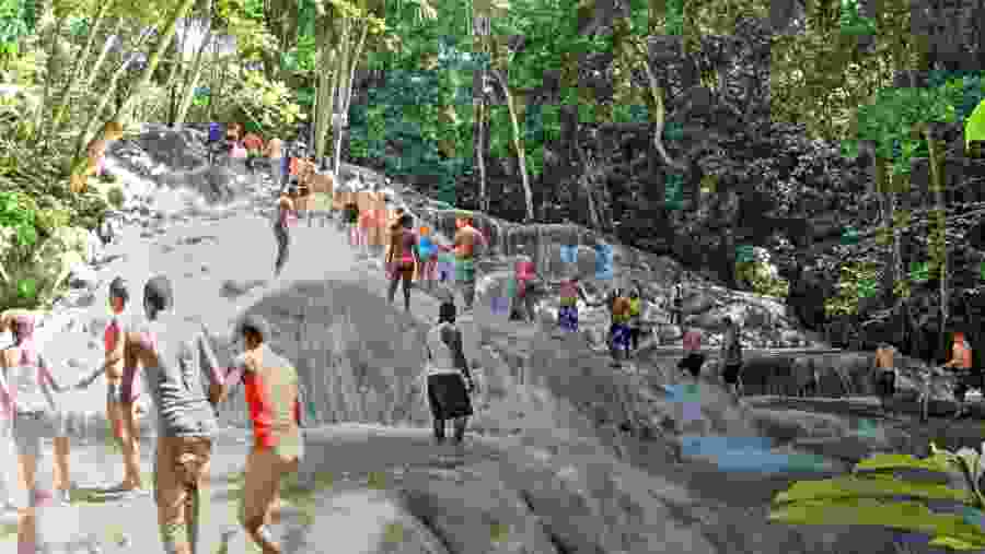 Journey to the breathtaking Dunn's River Falls