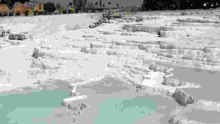 Travertines of Pamukkale (thermal pools)