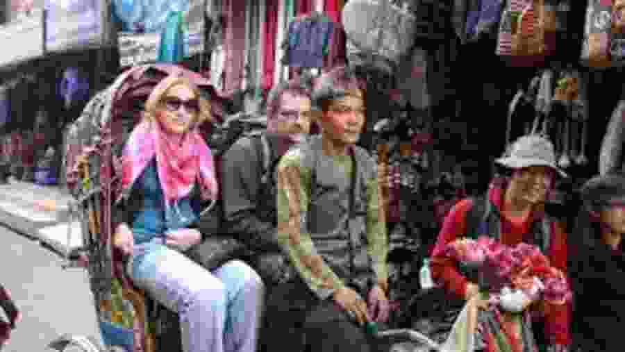 Rickshaw Tour in Kathmandu