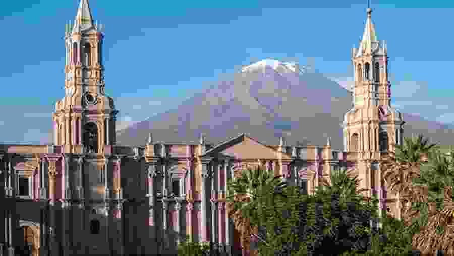 Basilica Cathedral of Arequipa, Peru