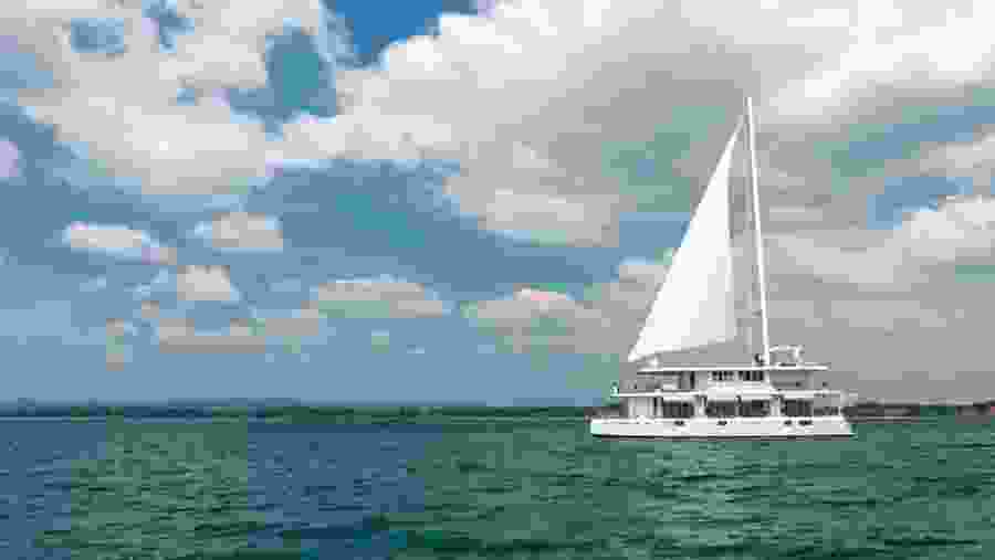 Sailing in Indian Ocean