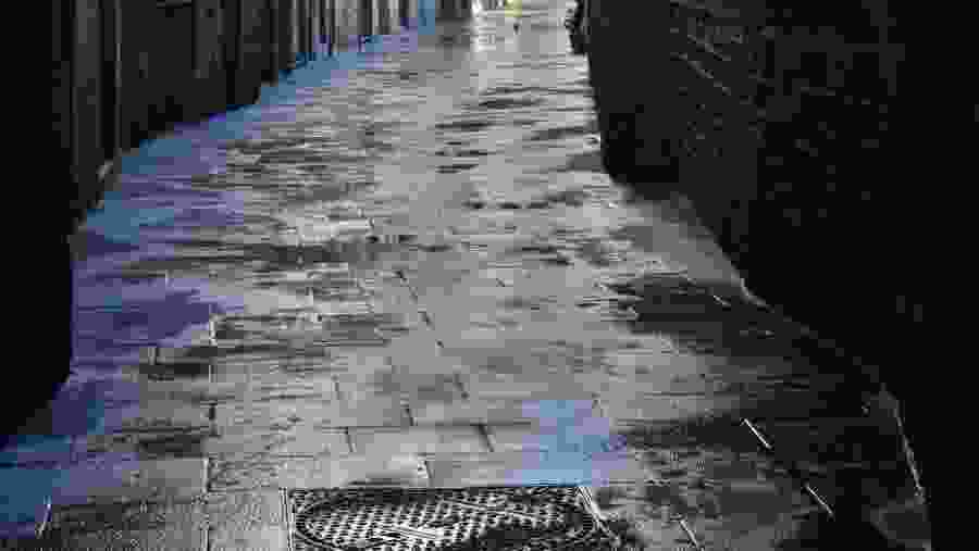 An Old Barcelona Alley