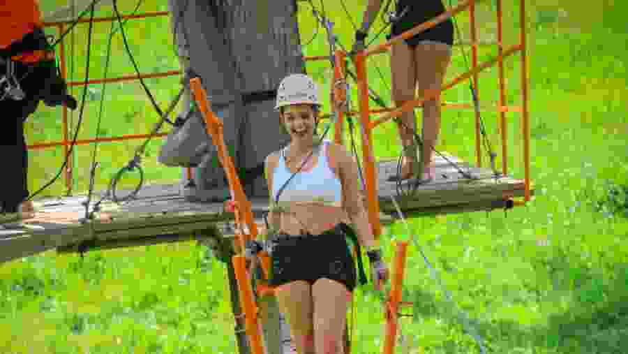 Zip line at Punta Cana