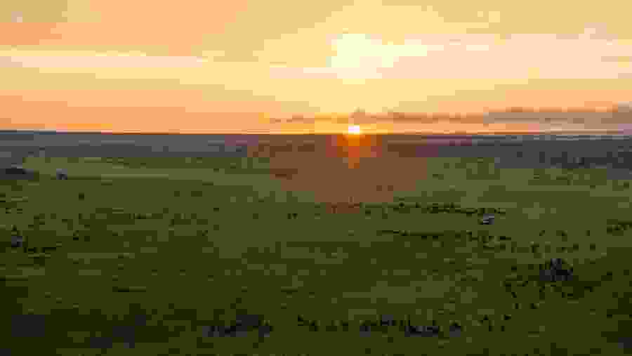 Sunset in Serengeti National Park