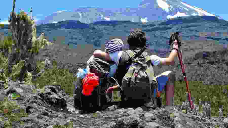 A selfie at Mt. Kilimanjaro