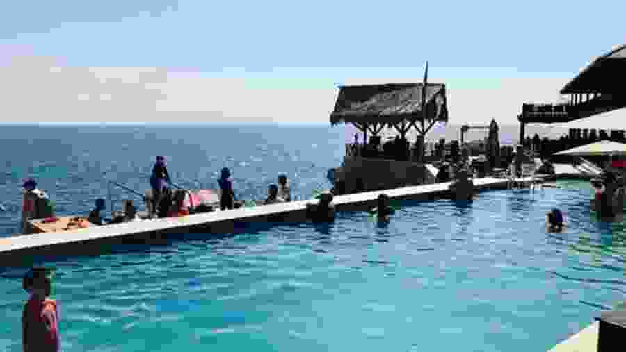 Enjoy swimming