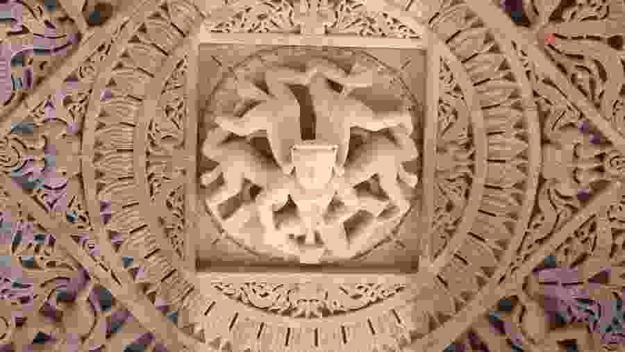 Bas Relief work in Temple