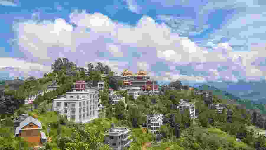 Namo Buddha and Thrangu Tashi Yangtse Monastery