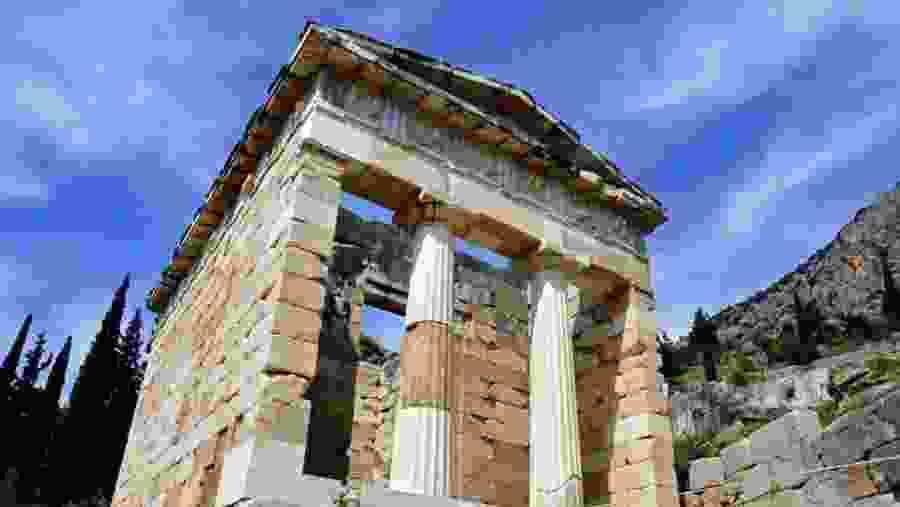 Athenian Treasury, Delphi