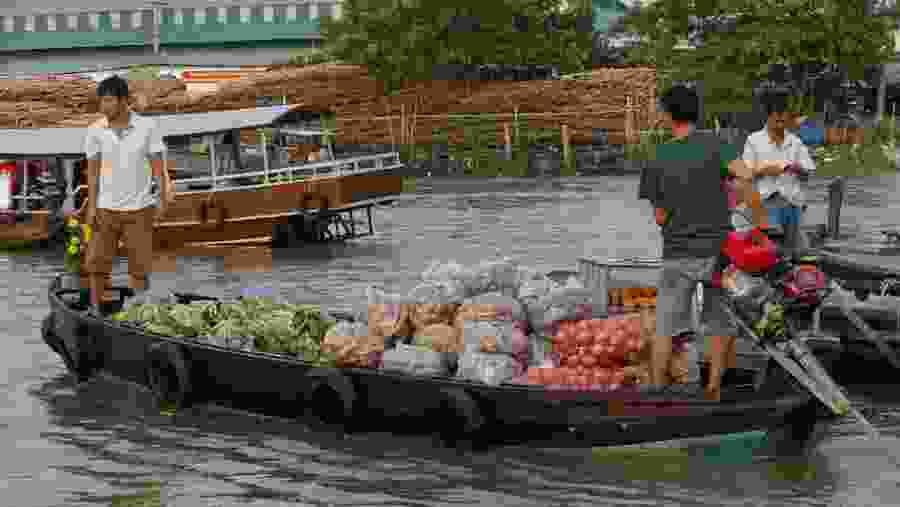 Mekong River Floating Market