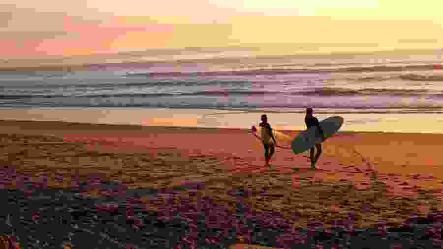 Surfing In Mount Lavinia