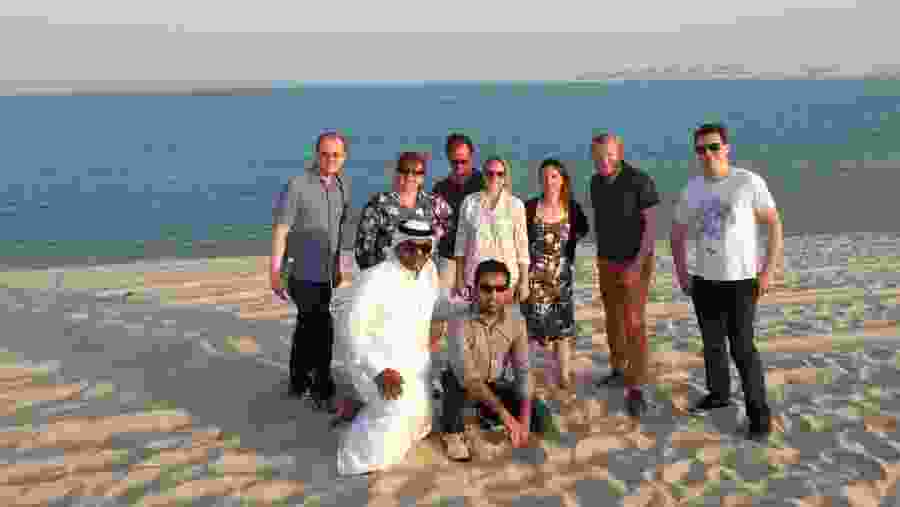At the Inland Sea of Qatar