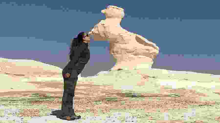 Rock formations in the White Desert National Park