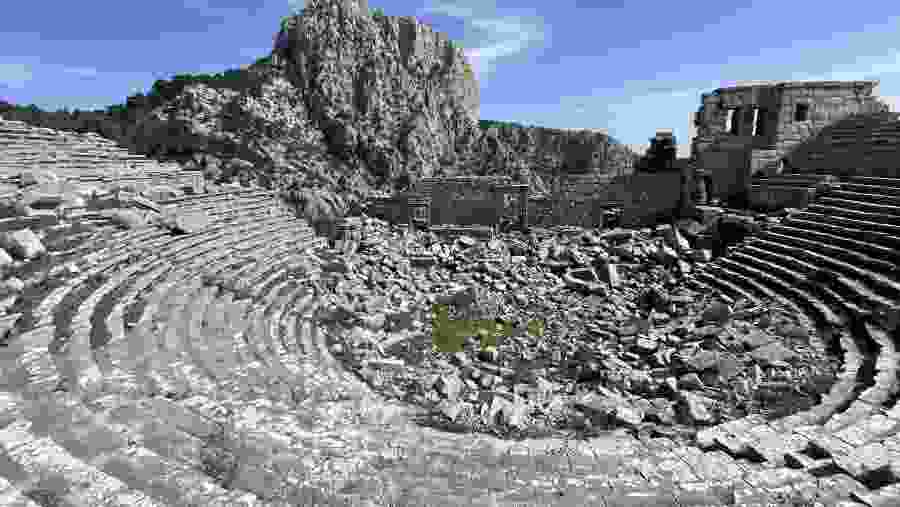 Theatre in Termessos ancient city