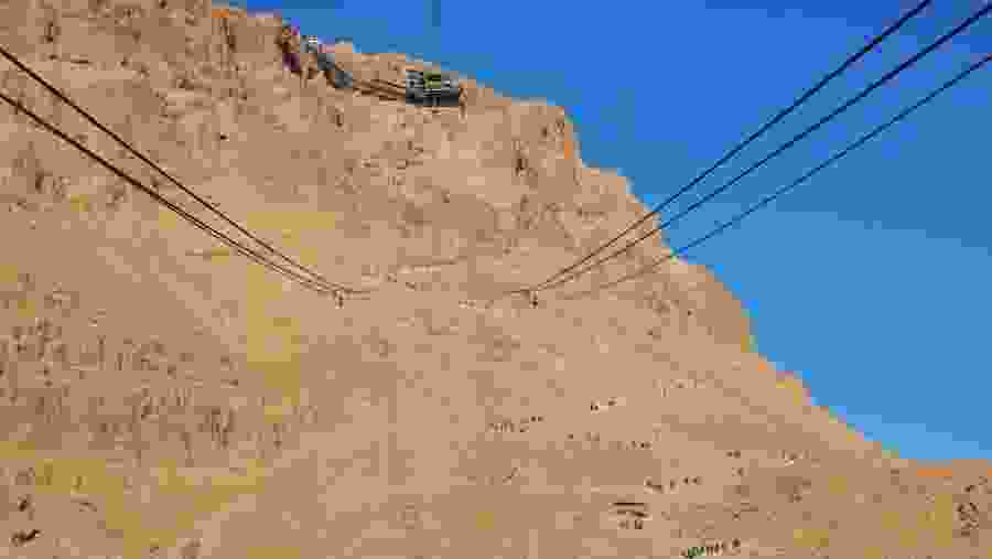 Cable Car RIde to Masada