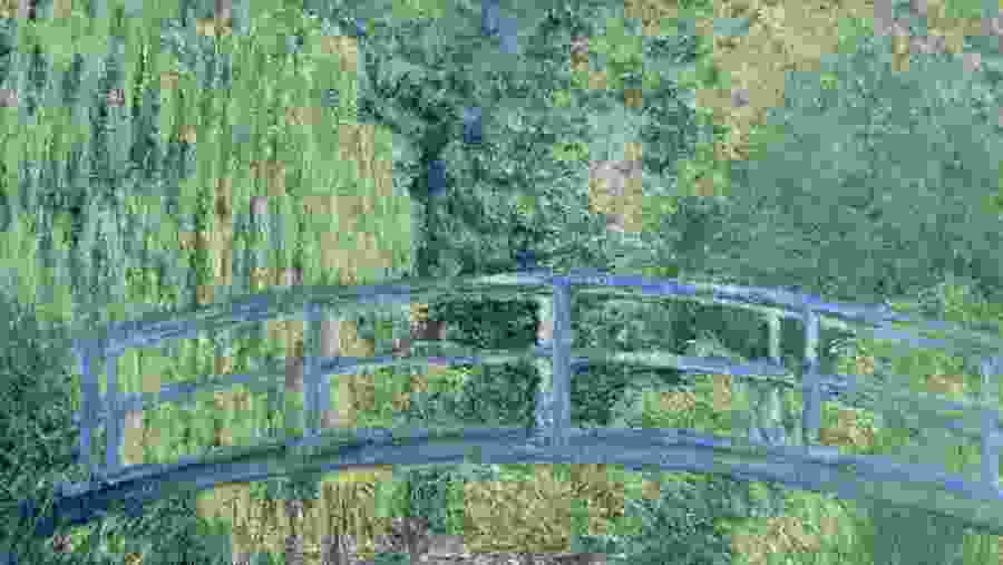 Claude Monet Water-Lily Pond, Harmony in Green