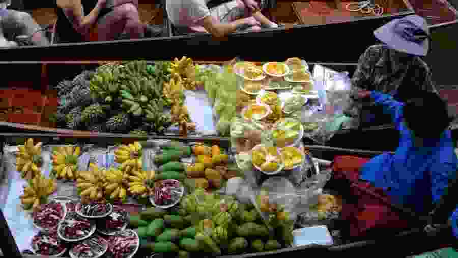 Floating market of Bangkok