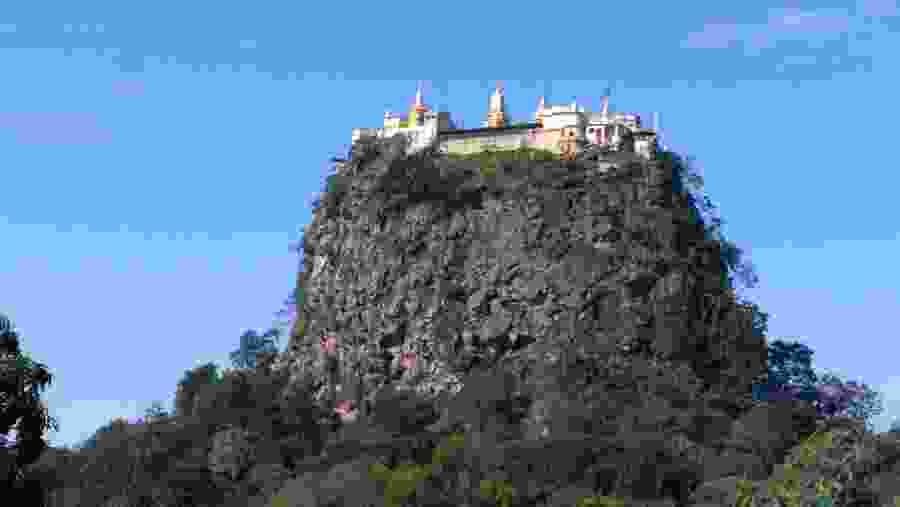 Mount Popa and the Temple Complex on the Top
