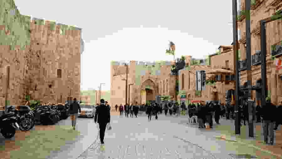 Stop by the Jaffa Gate