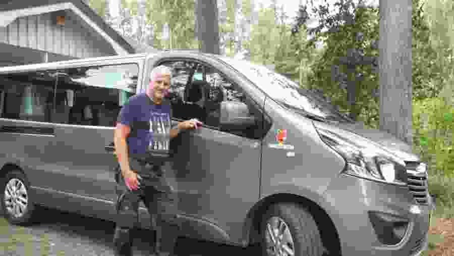 Private van car for 7-8 pax