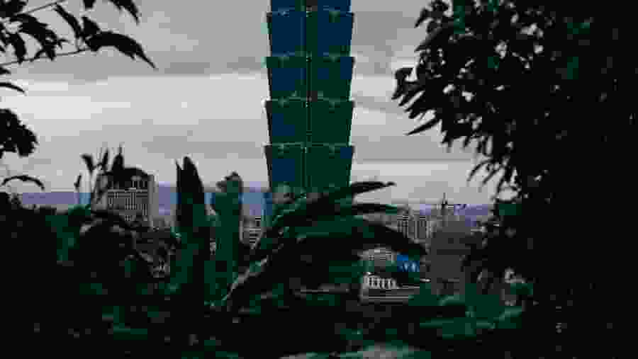 Admire the Taipei 101