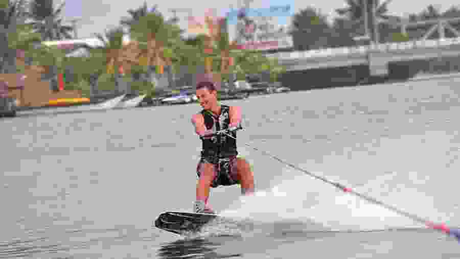 Wake Boarding In Bentota