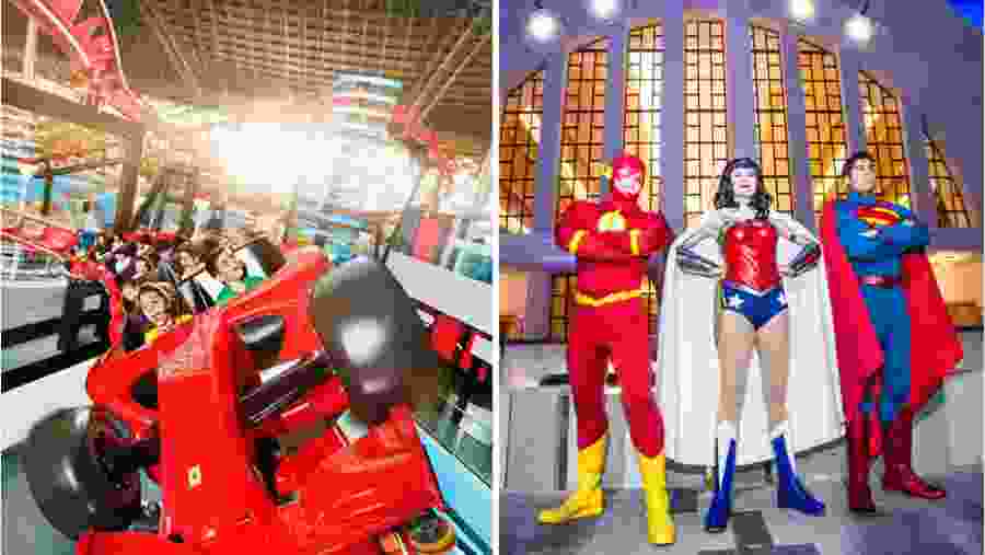 Ferrari World or Warner Bros.