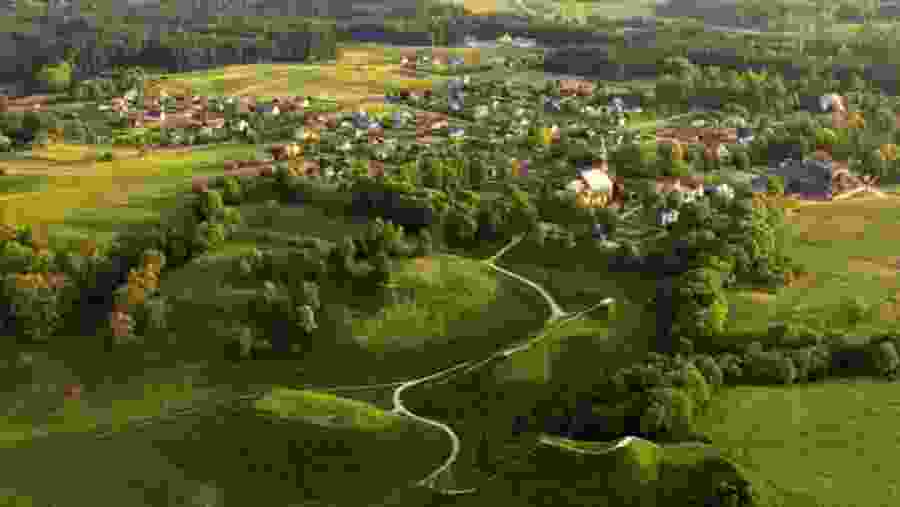 Kernave Town In Lithuania