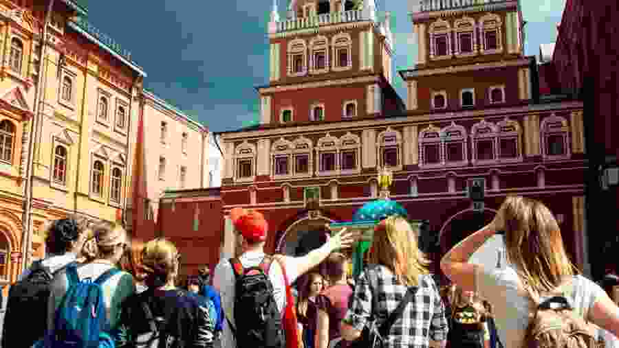 Red Square In Moscow, Russia