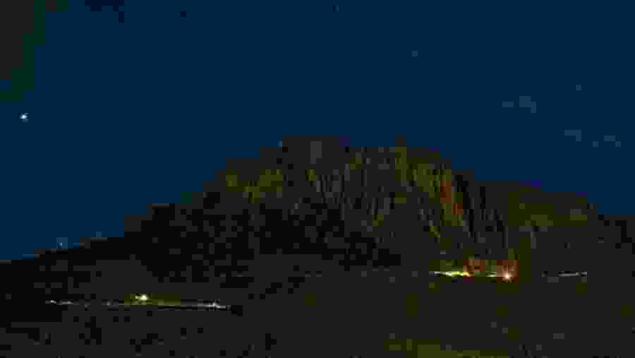 Stargazing at the desert