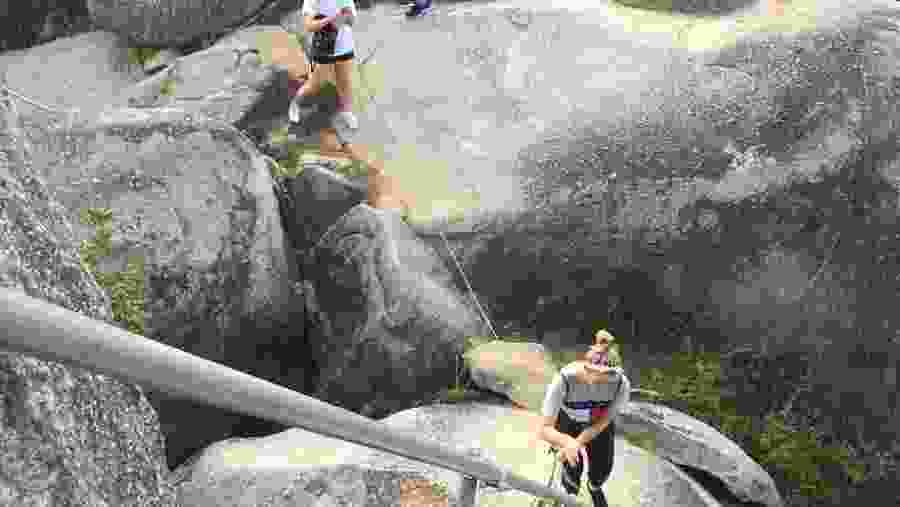 Final climb to the peak, Bukit Galla, Seremban, Malaysia