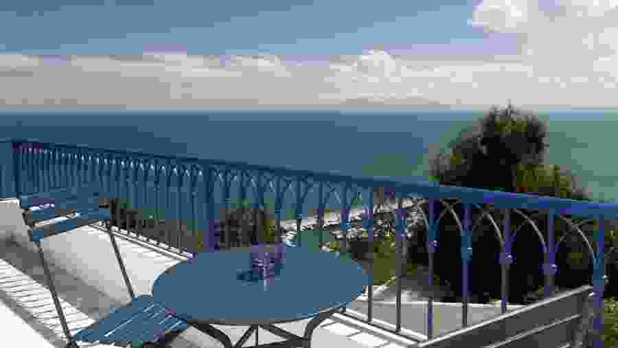 From the balcony
