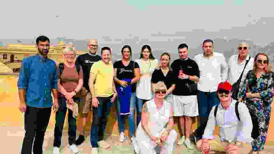 Group Picture at amber fort