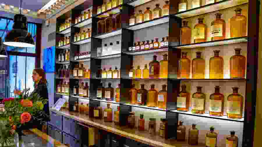 A Typical Perfume-Making Shop