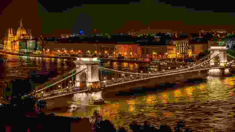 Szechenyi Chain-Bridge Budapest