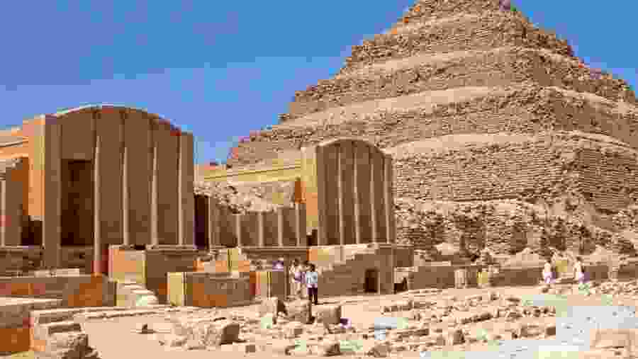 Saqqara complex in Egypt