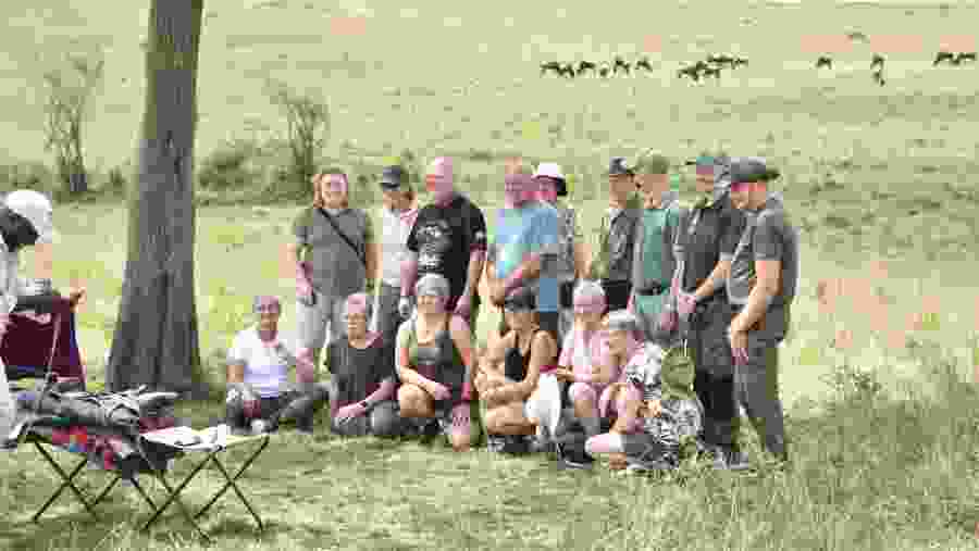 Safari group in Tsavo