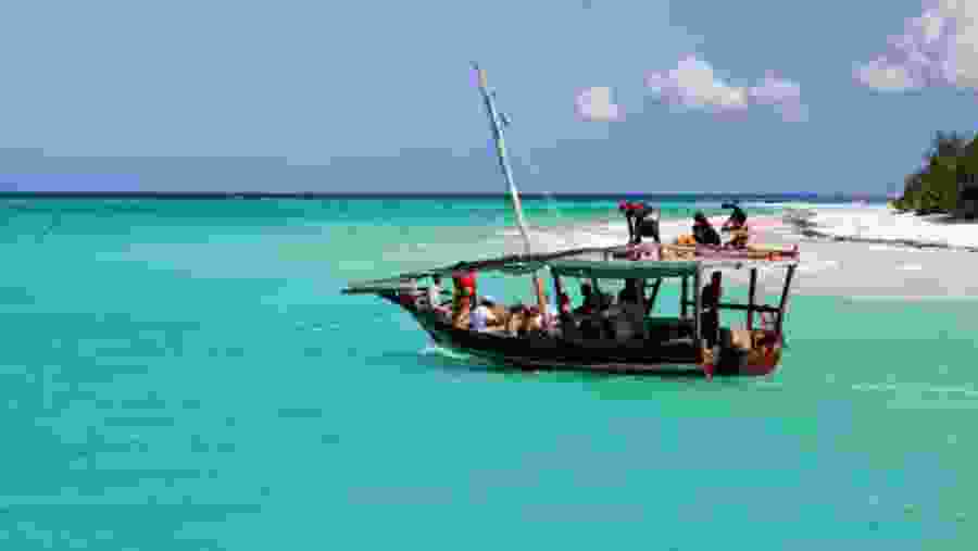 A Dhow cruise enroute