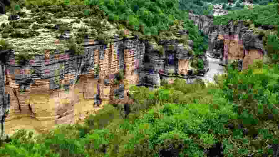 Osum Canyon Landscape