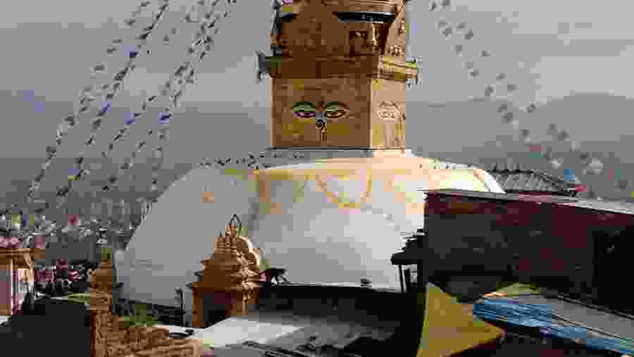 Swayambhunath Stupa In Kathmandu, Nepal