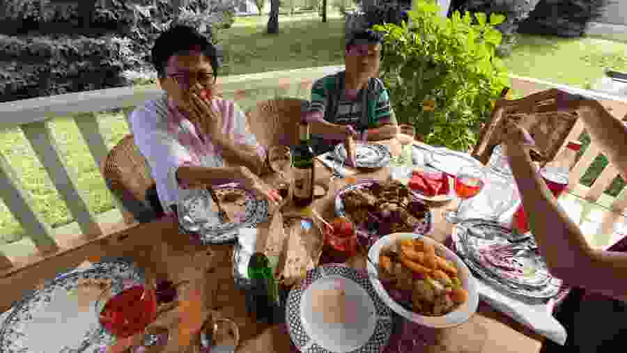 Take photos of the delicious meal