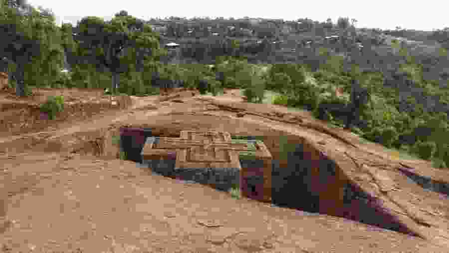 See the rock-cut churches of Lalibela
