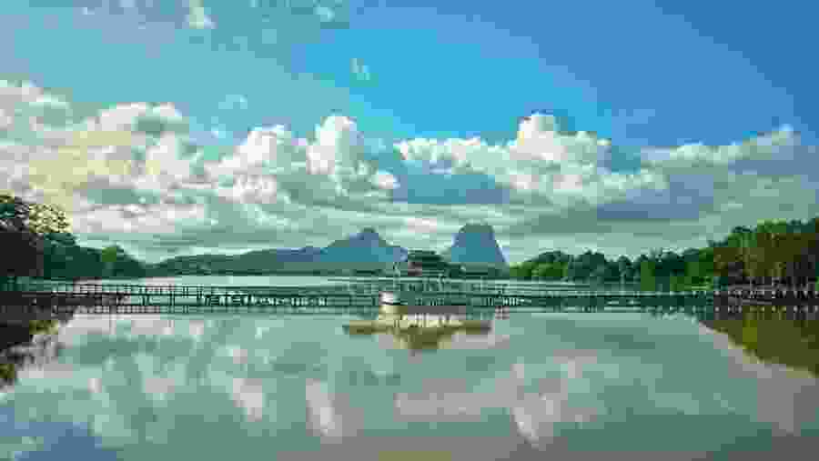 Splendid View of the Mountains at Hpa-An
