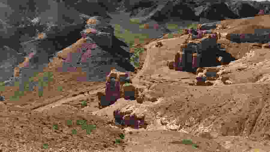 Rugged landscape of Charyn Canyon