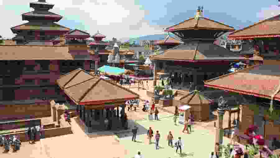 Kathmandu Durbar Square In Nepal